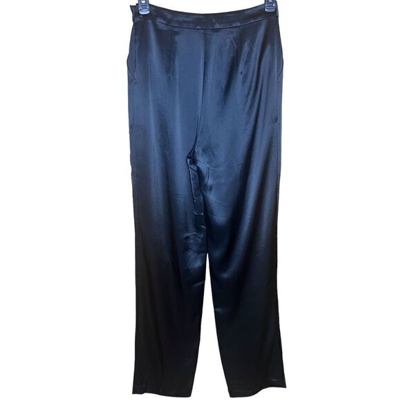 Cinq a Sept Black Pleated Wide Leg Pant NWT Size 6 - Picture 6 of 10